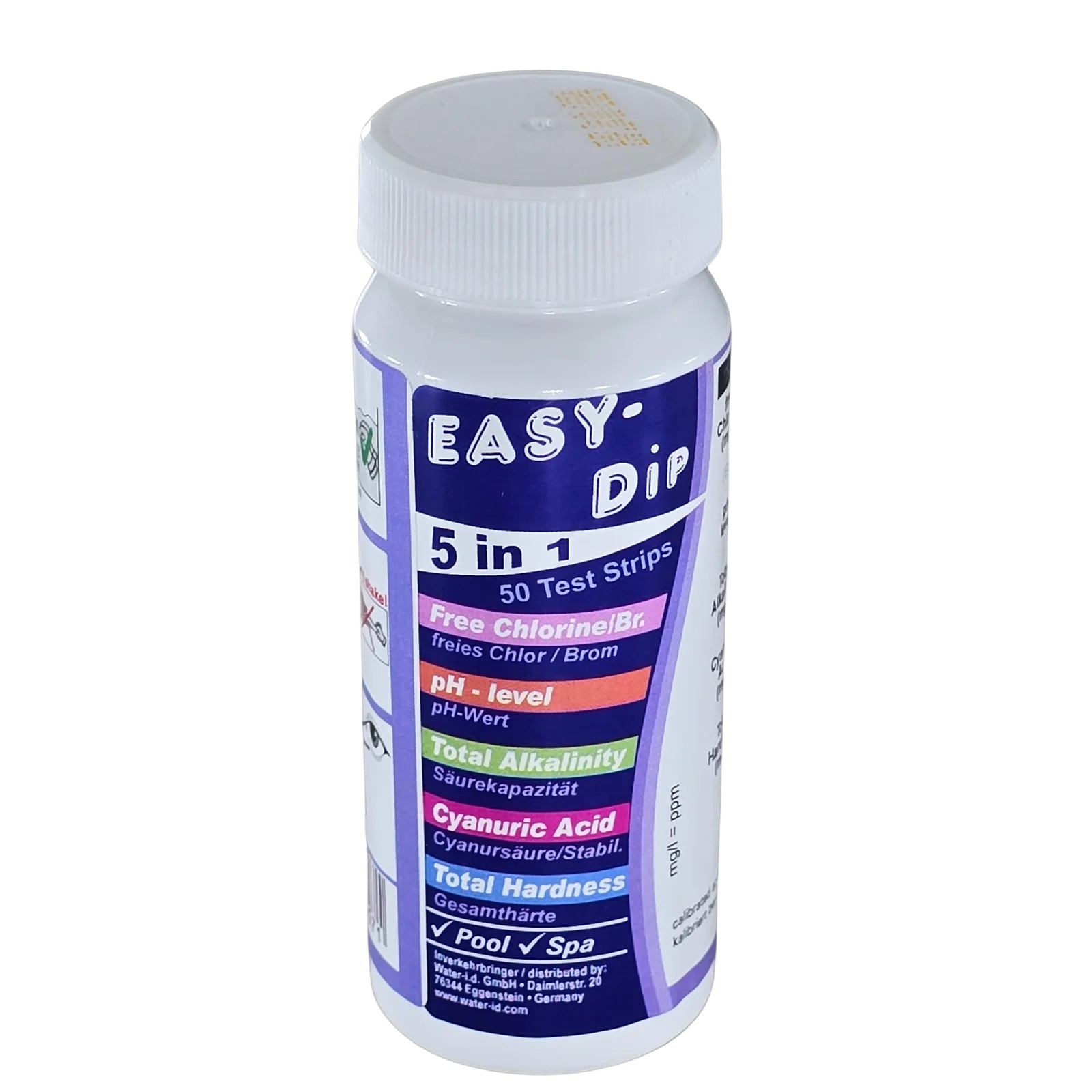 TSL700 Test trakice 5u1 Cl/pH/Alk/TH/CYS 50/1