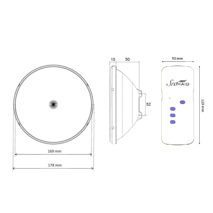 502839 LED ŽARULJA PAR 56, RGB 510 lm, 16W U KOMPLETU SA DALJINSKIM UPRAVLJAČEM, 12 VAC