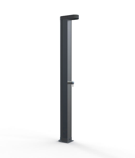 56932 Solarni tuš Angel 30L - Sivi Aluminij