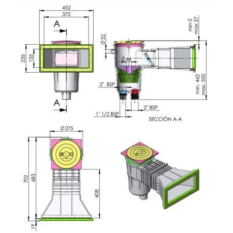 11313 Skimer 17,5 l sa širokim vratom