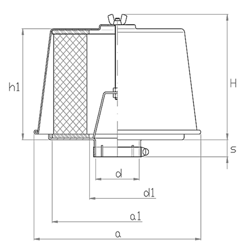 25FL5 FILTER ZRAKA FL5 1 1/2"