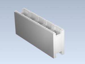 50002 K-POOL 500 RADIJUS bazenski element dim. 1250x250, visine 500 mm (1,6 kom/m2)