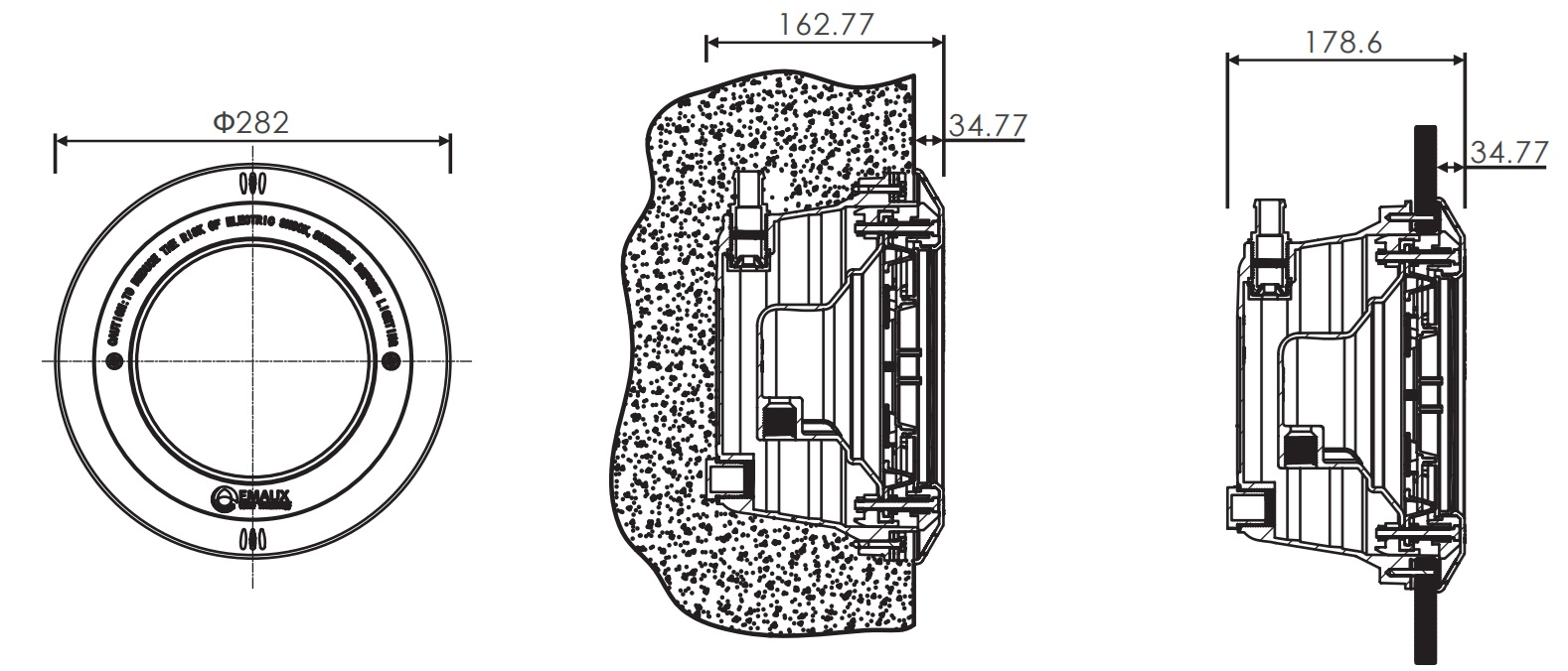56003AQC Reflektor LED RGB 35W/12V 441 led žarulja, sa kučištem i brtvama za foliju, EL-N