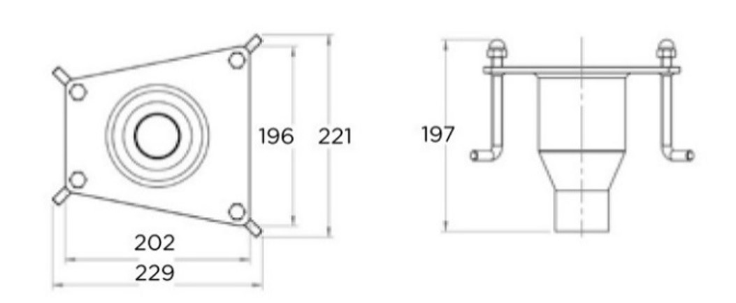 87185043 Anker za slap FLEXINOX Bali Mini